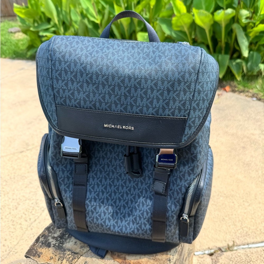 Hudson Logo Backpack Michael Kors
